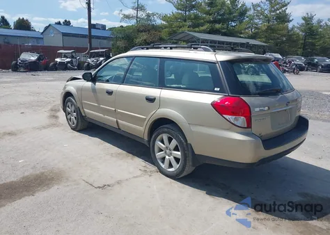 2009 Subaru Outback 2.5I z USA, uszkodzony, nr VIN 4S4BP61C297346213